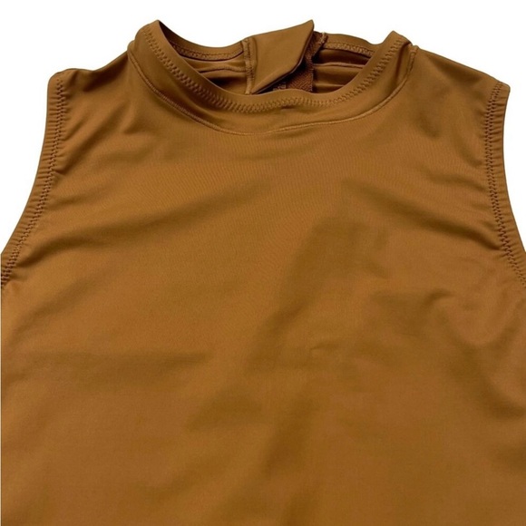 SKIMS Swim Sleeveless One Piece Almond Women’s Small - Picture 4 of 15